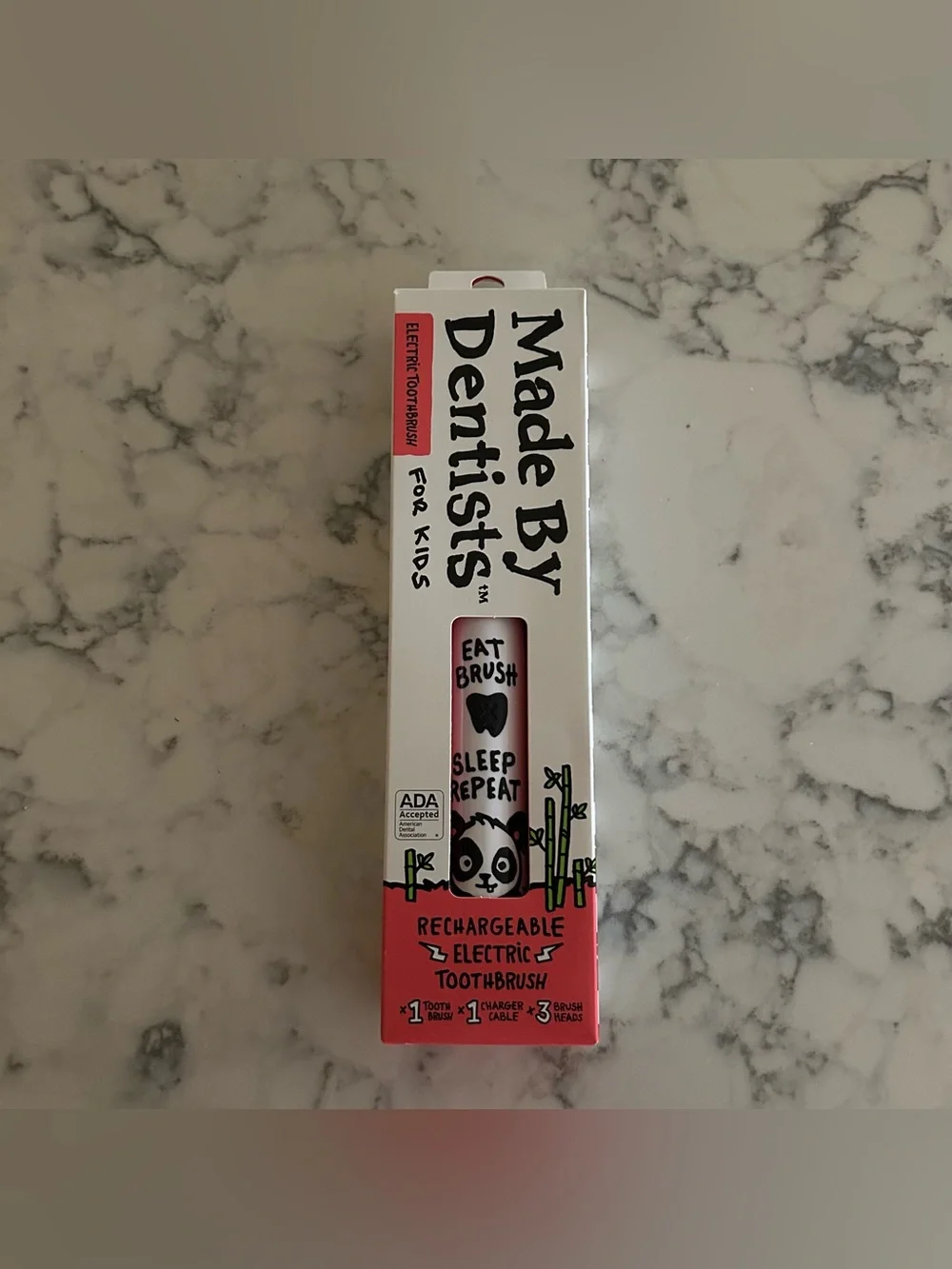 ‼️Made by Dentists Kids' Panda Rechargeable Electric Toothbrush with Timer‼️